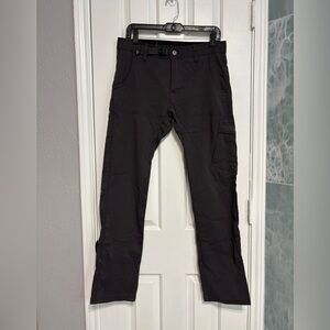 Prana Men's Dark Gray Cargo Pants